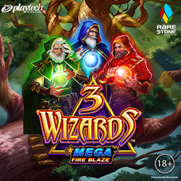 Persentase RTP untuk Mega Fire Blaze: 3 Wizards oleh Play Tech