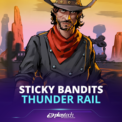 Persentase RTP untuk Sticky Bandits Thunder Rail oleh Play Tech